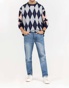 Pull-over uni pour homme, col en V, pull décontracté à manches longues, marque de pulls pour homme, respirant, de qualité, en cachemire - Product Image 6