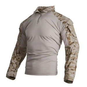 Camisa de entrenamiento al aire libre de caza para hombre, camisa táctica informal de verano para exteriores, camisa táctica ligera transpirable de secado rápido para deportes - Product Image 6