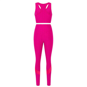 Vêtements de sport réversibles pour femmes ensemble de yoga motif solide grande taille vêtements d'entraînement de fitness pour femmes en vente - Product Image 5