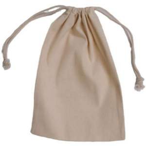 Bolsa con cordón de algodón orgánico 100% ecológica, de moda, reutilizable, pequeña muselina, lona, lino, cremallera, promocional, reciclable - Product Image 2