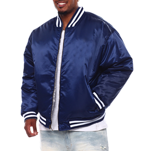 Chargeurs de baseball personnalisés Starter Cowboys Bomber Jackets pour hommes Équipe sportive de baseball en satin pour hommes Veste en satin pour hommes - Product Image 3