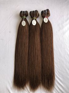 Exportación 100% de alta calidad de visón camboyano templo indio virgen 20 ''Color #4 extensiones de cabello de paquete recto proveedor de donante único - Product Image 4