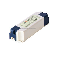 Controlador LED AC-DC de 15W, Carcasa de Plástico Impermeable a Prueba de Polvo, Tiras de Iluminación LED Flexibles de Color RGB