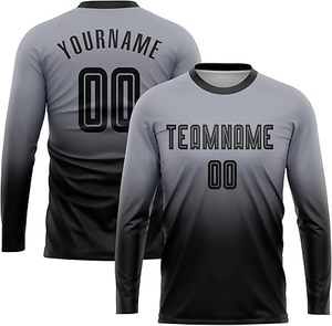 Nuevo estilo, uniforme de fútbol profesional para adultos, 100% poliéster, calidad superior, Color personalizado, secado rápido, transpirable, logotipo personalizado - Product Image 4