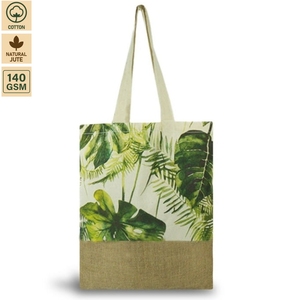 Sac fourre-tout de plage en jute pour la plage, les stations balnéaires, les voyages d'été, le shopping, personnalisation de marque, vente en gros, fabricant de marques privées, réutilisable - Product Image 1