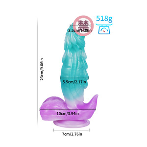 Jouet sexuel anal - Plug anal vibrant en silicone avec deux œufs colorés et design unique pour adultes - Product Image 5