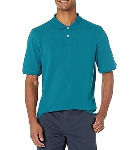 Top à la mode hommes polo demi manches respirant tenue décontracté 100% coton couleur unie hommes Polo t-shirt prix usine - Product Image 4