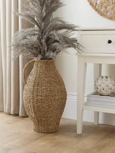 Jarrón de Seagrass Tejido a Mano Ecológico Más Vendido, Forma Alta, Textura Natural, Jarrón Decorativo Hecho a Mano para Venta al por Mayor y Exportación a Granel - Product Image 6