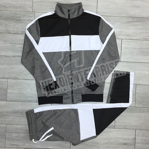 Último chándal de entrenamiento personalizado para hombre en tamaño adulto, sudaderas con capucha de otoño e invierno, pantalones, chándal deportivo - Product Image 2