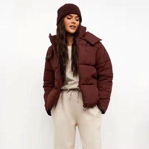 Chaqueta acolchada impermeable ligera para hombre Estilo de calle informal Cuello con capucha de invierno ¡Personalizado de alta calidad! - Product Image 2