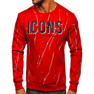 Custom logo men sweatshirt gym <b>workout</b> <b>hoodie</b> streetwear oversized fleece pullover bulk supply - Product Image 1