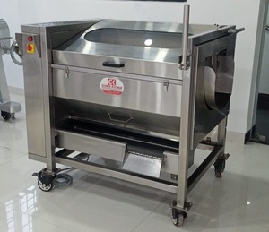 Máquina de lavado y pelado de rodillos de cepillo en forma de U de patata de alta calidad a gran escala industrial para tubérculos de la India - Product Image 3