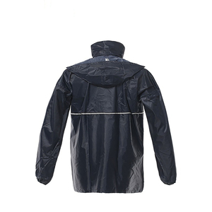 Veste de pluie de sport pour homme de haute qualité, haute visibilité, réfléchissante, durable, en nylon, PVC et élasthanne, pour les activités de plein air, les voyages et les excursions - Product Image 5