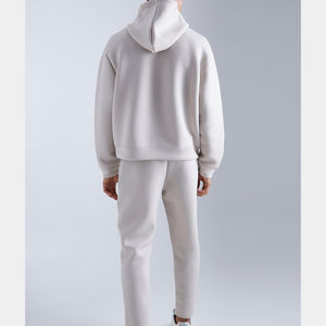 2024 nouveau dernier Style Streetwear hommes respirant épais polaire pull Boxy Fit sweats à capuche avec poche kangourou pull à capuche - Product Image 3