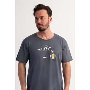 ERKEK P.SUPREM XXL BATTAL O YAKA KISA KOL TUNIK - FUME - FUME - Product Image 1