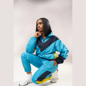 Chaqueta Cortavientos de Nailon Estilo Vintage Años 90, de Alta Calidad, Unisex, para Trabajo, con Bloques de Color, Tallas Grandes, Estampada, para Verano, Unisex, para Hombre - Product Image 4
