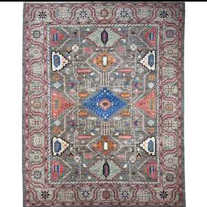 พรมขนสัตว์ออริเอนทัลแบบอูชัก ทำมือ ถักด้วยมือ จากอนาโตเลีย ประเทศตุรกี มีจำหน่ายสำหรับห้องนั่งเล่น ห้องเด็ก ห้องทำงาน และโรงแรม - Product Image 1