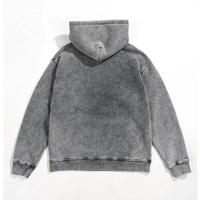 Sweat à capuche délavé à l'acide, effet usé, déchiré, à bords bruts, style streetwear, thermique, pour filles et garçons, vestes