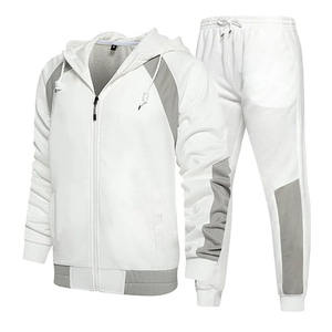 Survêtement de sport décontracté pour hommes, jogging à capuche zippé XL, respirant, doux et chaud, en polaire, imprimé XL personnalisé - Product Image 6