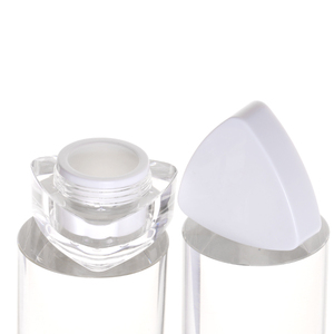 5G 10g Fabricación <span class=keywords><strong>de</strong></span> plástico Acrílico <span class=keywords><strong>Crema</strong></span> <span class=keywords><strong>de</strong></span> pared gruesa Gel <span class=keywords><strong>de</strong></span> <span class=keywords><strong>uñas</strong></span> Triángulos Tarro cosmético esmerilado - Product Image 2