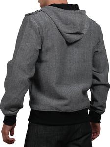 2025 Logo personnalisé manches en cuir broderie noir collège Baseball hommes veste Letterman Varsity veste pour hommes - Product Image 2