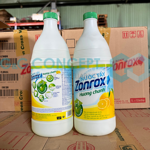 Zonrox 500มล. X 24ขวดน้ำยาฟอกขาวดอกไม้สำหรับใช้ในห้องน้ำขายส่ง - Product Image 3