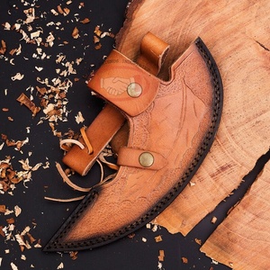 Couteau à pizza artisanal en acier inoxydable de qualité industrielle, hache viking, hachette, tomahawk, chasse, cuir, vente chaude - Product Image 4