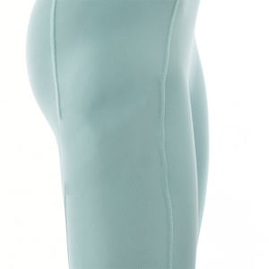 เลกกิ้งออกกำลังกายเอวยางยืดสำหรับผู้หญิงกางเกงเอวสูงไร้รอยต่อระบายอากาศน้ำหนักเบาทรง V - Product Image 4