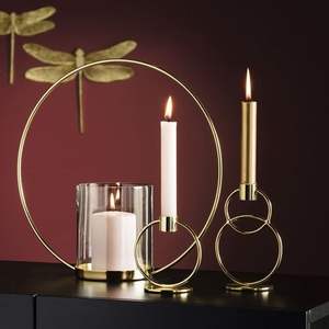 Linterna de metal con acabado plateado para decoración contemporánea del hogar - Product Image 6