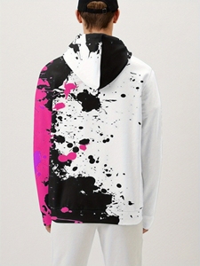 Nouveau Style Premium qualité hiver épais tricoté pull hommes à capuche tenue décontracté 100% coton fait hommes sweats à capuche à vendre - Product Image 3