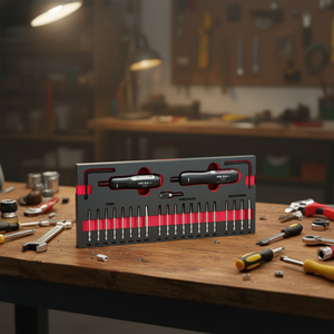 Surtido de módulos de espuma bicolor Usag con destornillador de torsión y puntas (23 piezas) Juego de Herramientas - Product Image 3