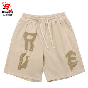 Custom Mens Streetwear 3D Puff impresión Logo corto - Product Image 5