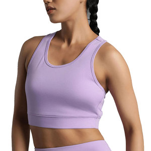 New Arrival Women's Sports Bra Set Crop Top High Support Backless Workout Leopard Plus Size Seamless Low MOQ OEM ODM Private - Product Image 1