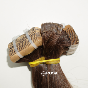Cabello vietnamita natural de color de moda para el verano, súper doblemente tramado, cabello virgen vietnamita de calidad. - Product Image 2
