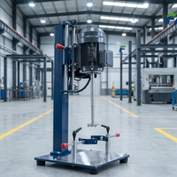 Agitateur Disperseur de Laboratoire Farfly pour Petites Séries, Capacité 5L, Moteur ABB Économe en Énergie 0.55kW, Certifié ISO9001, en Plastique