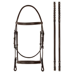 Brida de Cuero para Caballo de Alta Calidad con Tirador Lateral, Tamaño y Logotipo Personalizables, Lista para Exportación al por Mayor - Product Image 1