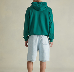 <b>Mens</b> Premium Heavyweight Boxy Fit <b>Hoodie</b> Made From 100 Percent Cotton With Relaxed Drop Shoulder Streetwear Style - Product Image 4