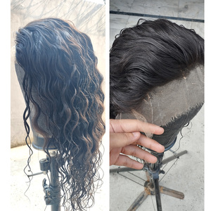 Peluca de Cabello Indio Remy Personalizada de Oreja a Oreja, 13 Pulgadas, Base Mediana, 22.5 Pulgadas de Alta Densidad, Trama Única, Lista para Permanente - Product Image 2