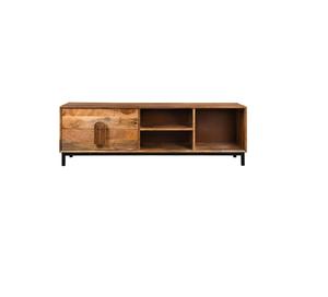 Handmade <b>Modern</b> Mango Wood Iron <b>TV</b> <b>Stand</b> Storage for Farmhouse Decor Living Room Bedroom Dining Area Hotel Entry Warehouse Use - Product Image 1