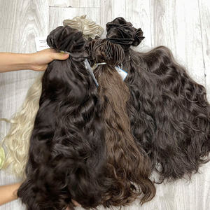 Extensiones de Cabello Ondulado Tejidas a Mano, Color Ondulado, Venta Caliente 2026, Cutícula Alineada, Sin Enredos, Sin Caída, Suaves, Onduladas, Tejidas a Mano, Vietnam - Product Image 2