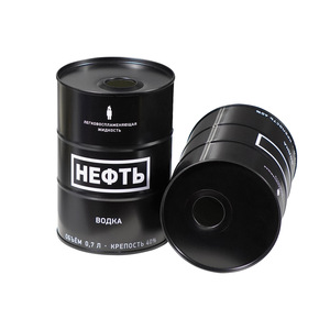 Nhà Máy bespoke Hình Dạng Độc Đáo Cấp Thực Phẩm Vòng Uống Có Thể Hình Dạng Whisky Vodka Rượu Vang Đóng Gói Xô Hộp Thiếc - Product Image 2