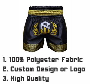 Muay Thai Fight Shorts, MMA Shorts Ropa Entrenamiento Cage Fighting Grappling Artes marciales Kickboxing Shorts Ropa - Product Image 5