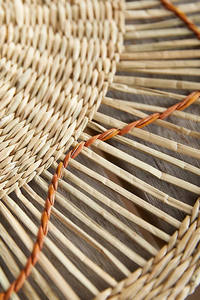 Eco-Friendly Boho Home Decor Handwoven Natural Seagrass Placemats and <b>Table</b> Charger for Dining <b>Table</b> <b>Bamboo</b> Material - Product Image 3