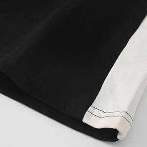 Men's Oversized O-Neck T-Shirt Streetwear Fashion 100% Cotton Heavyweight Drop Shoulder Design for Outdoor Usage - Product Image 5