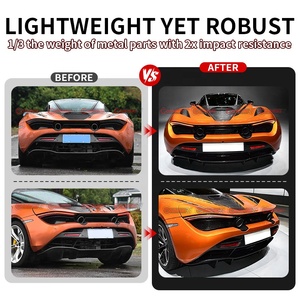 ดิฟฟิวเซอร์หลังคาร์บอนไฟเบอร์แบบแห้งสไตล์ OEM สำหรับ McLaren 720S คาร์บอน PrePreg แท้ สำหรับกันชนหลัง - Product Image 2