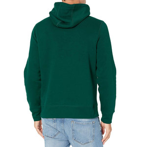 Promotion des fabricants OEM : Sweat à capuche uni en molleton 100 % coton pour homme, avec logo personnalisé, tissu épais, vêtement de sport, hiver, extérieur, teinture unie - Product Image 2