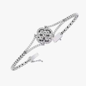 Classic 14K White Gold <b>bracelet</b> Moissanite Lab Grown Diamond Tennis <b>Bracelet</b> for Anniversary Gift - Product Image 1