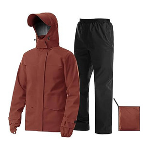 Chaqueta de lluvia larga de invierno de diseño personalizado para hombres High Street Style Tallas grandes Poliéster suave Patrón con capucha Chaquetas de lluvia para hombres - Product Image 1