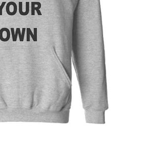 เสื้อฮู้ดดี้ผู้ชาย ผ้าฝ้ายผสม พิมพ์ลาย สีพื้น ระบายอากาศได้ดี ผ้าฟลีซ 100% คุณภาพดี ราคาสุดคุ้ม - Product Image 5