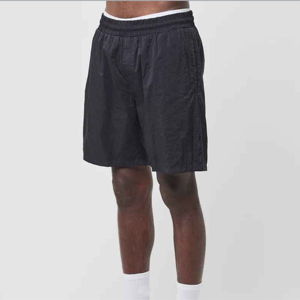 Pantalones cortos de entrenamiento de gimnasio de talla grande para hombre, pantalones cortos de malla de poliéster 100% de secado rápido con encaje, patrón sólido, Fitness, playa, venta al por mayor, baratos - Product Image 4